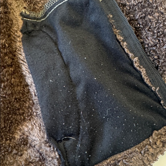 Black Diamond Fuzzy Textured Fleece Jacket, sz M - Picture 11 of 11